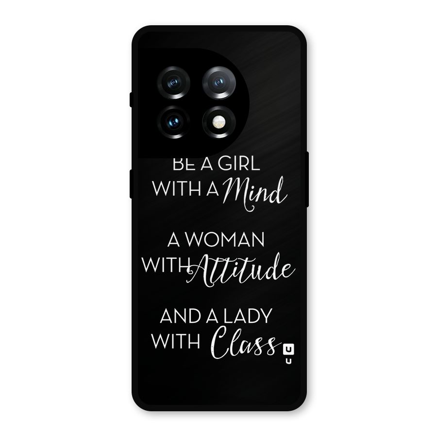 The-Mindset Metal Back Case for OnePlus 11