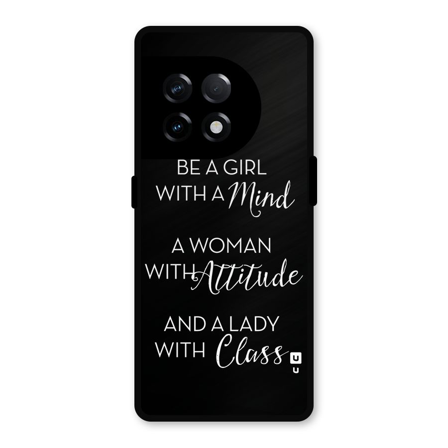 The-Mindset Metal Back Case for OnePlus 11R