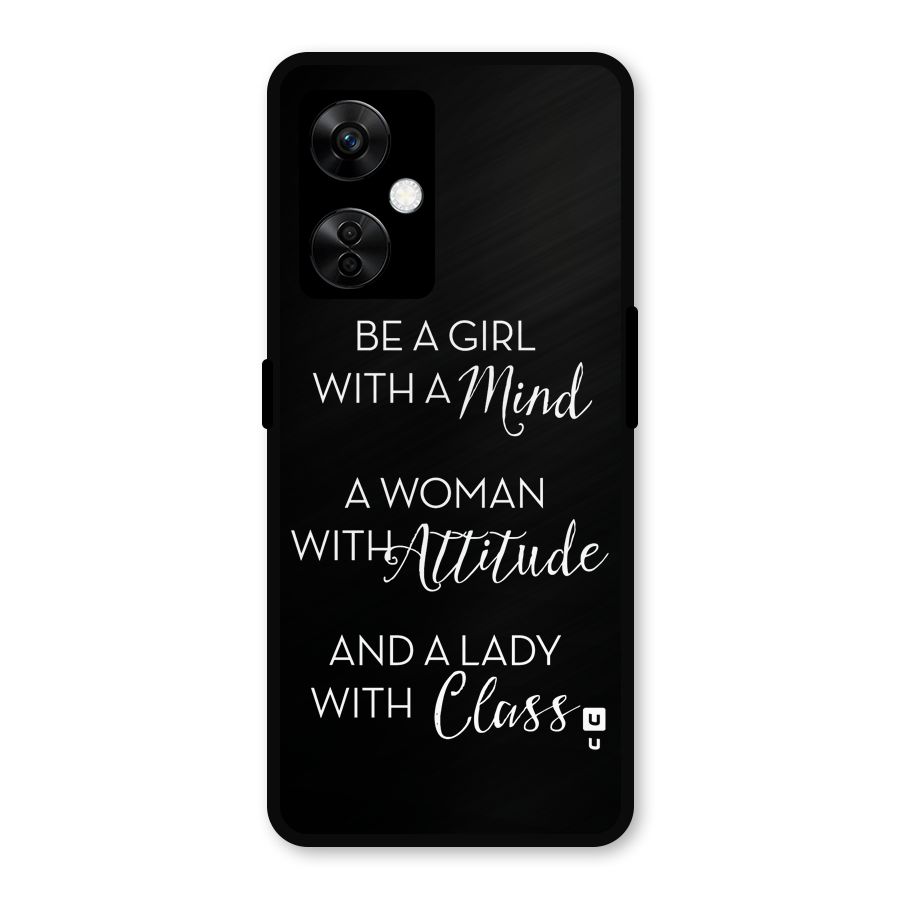 The-Mindset Metal Back Case for OnePlus Nord CE 3 Lite