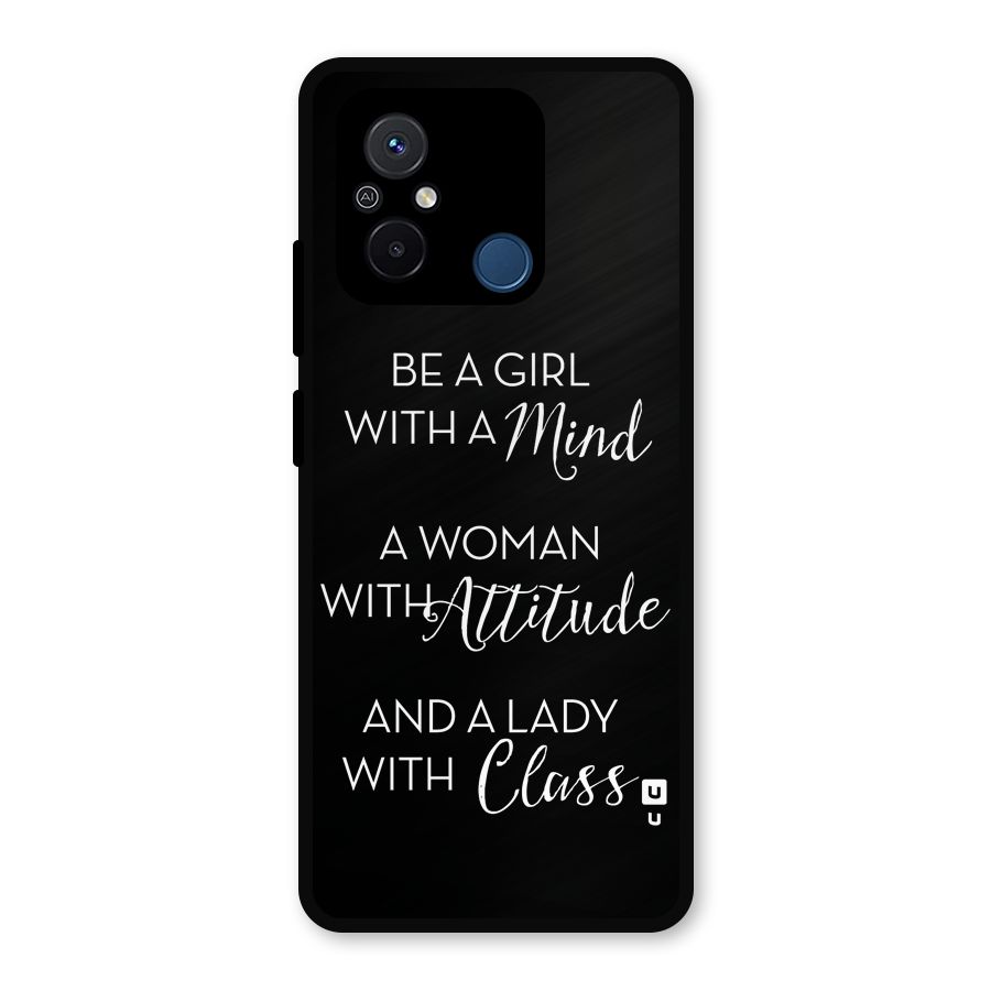 The-Mindset Metal Back Case for Poco C55