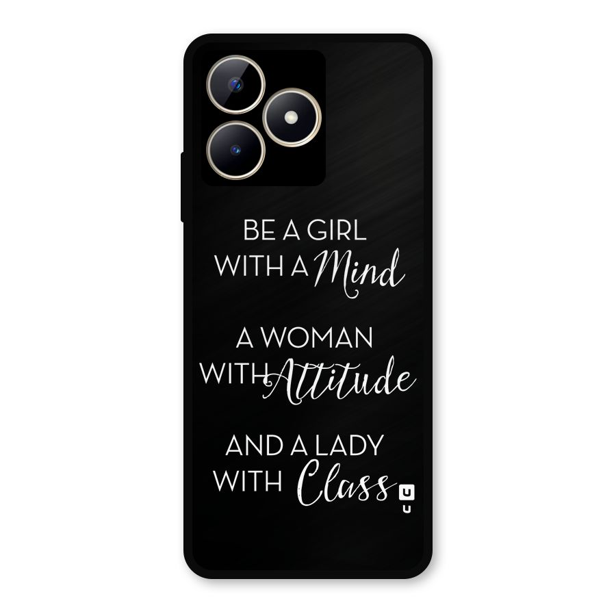 The-Mindset Metal Back Case for Realme C53