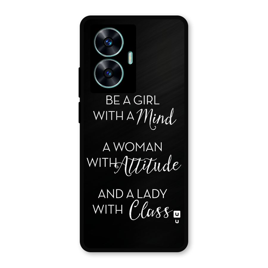 The-Mindset Metal Back Case for Realme C55