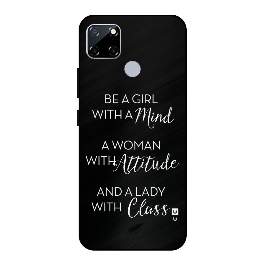 The-Mindset Metal Back Case for Realme Narzo 30A