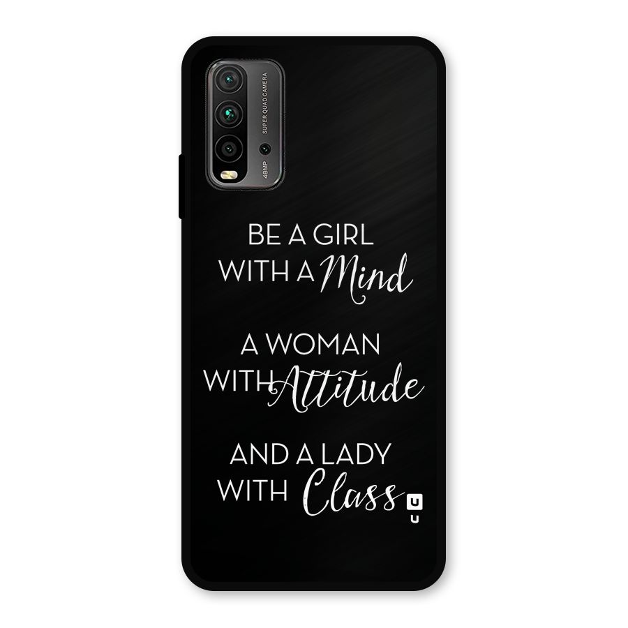 The-Mindset Metal Back Case for Redmi 9 Power