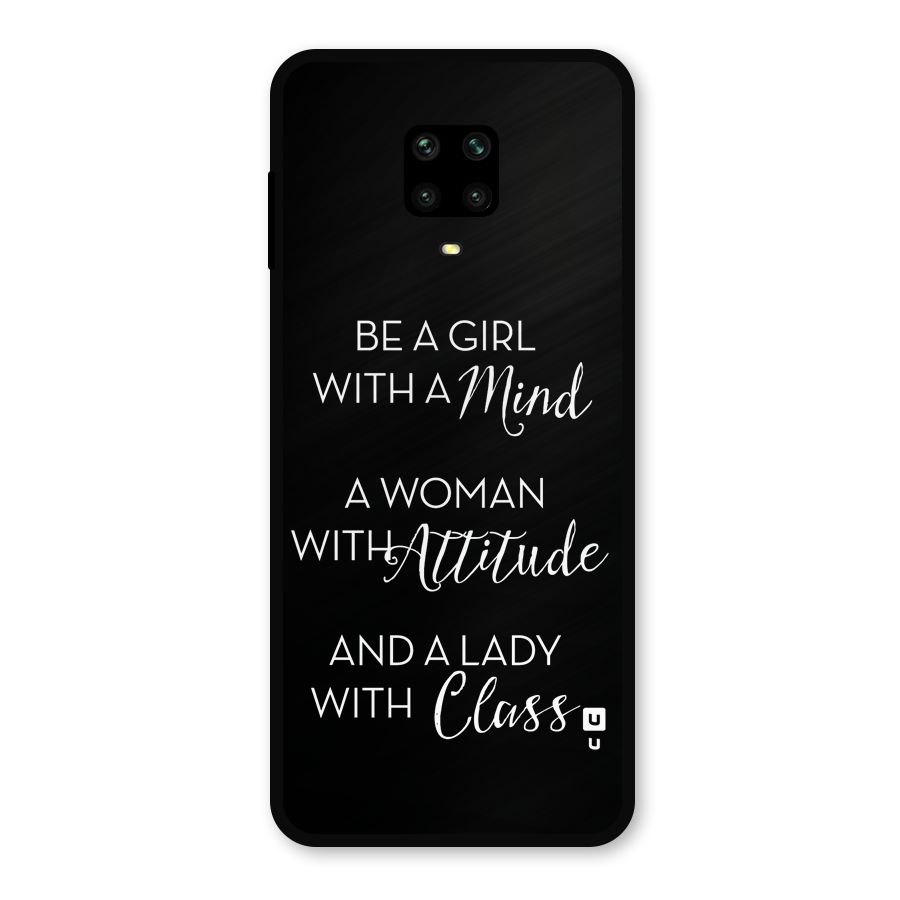 The-Mindset Metal Back Case for Redmi Note 10 Lite