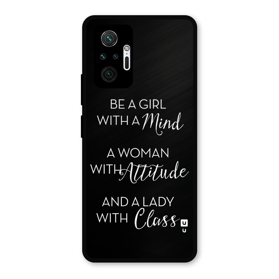 The-Mindset Metal Back Case for Redmi Note 10 Pro Max
