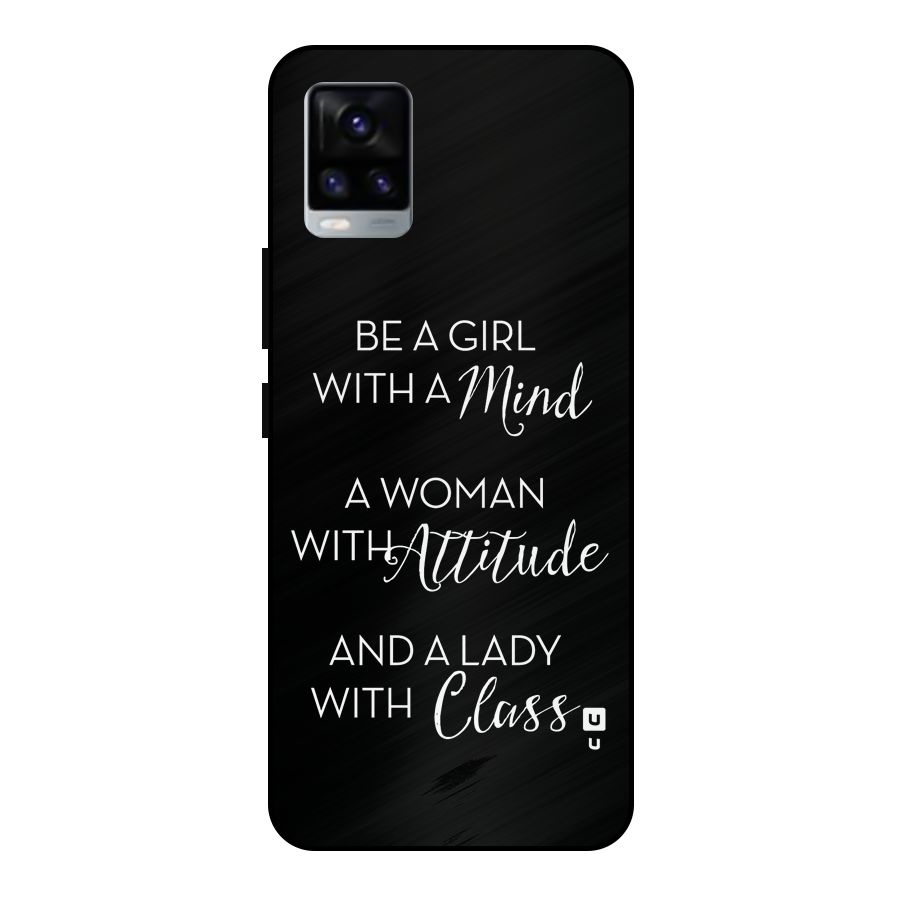 The-Mindset Metal Back Case for Vivo V20 2021