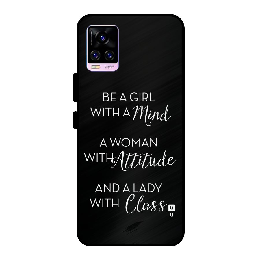 The-Mindset Metal Back Case for Vivo V20 Pro