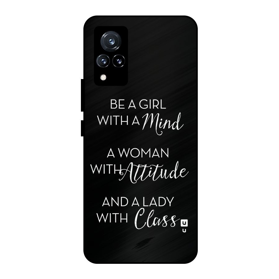 The-Mindset Metal Back Case for Vivo V21 5G