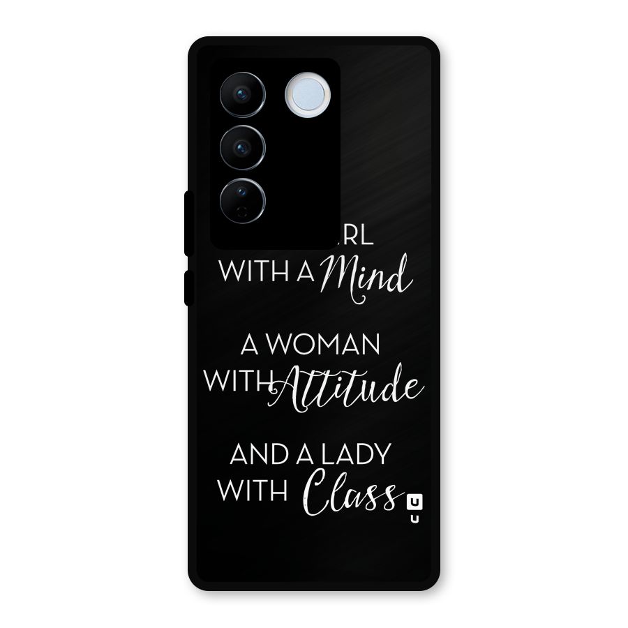 The-Mindset Metal Back Case for Vivo V27