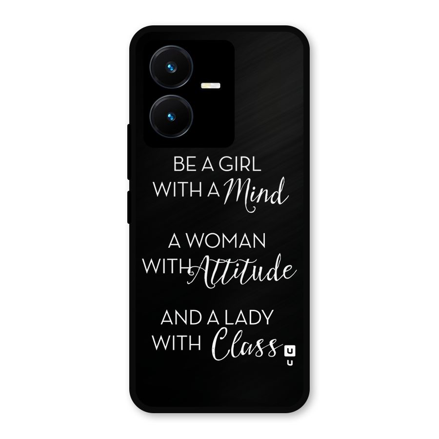 The-Mindset Metal Back Case for Vivo Y22