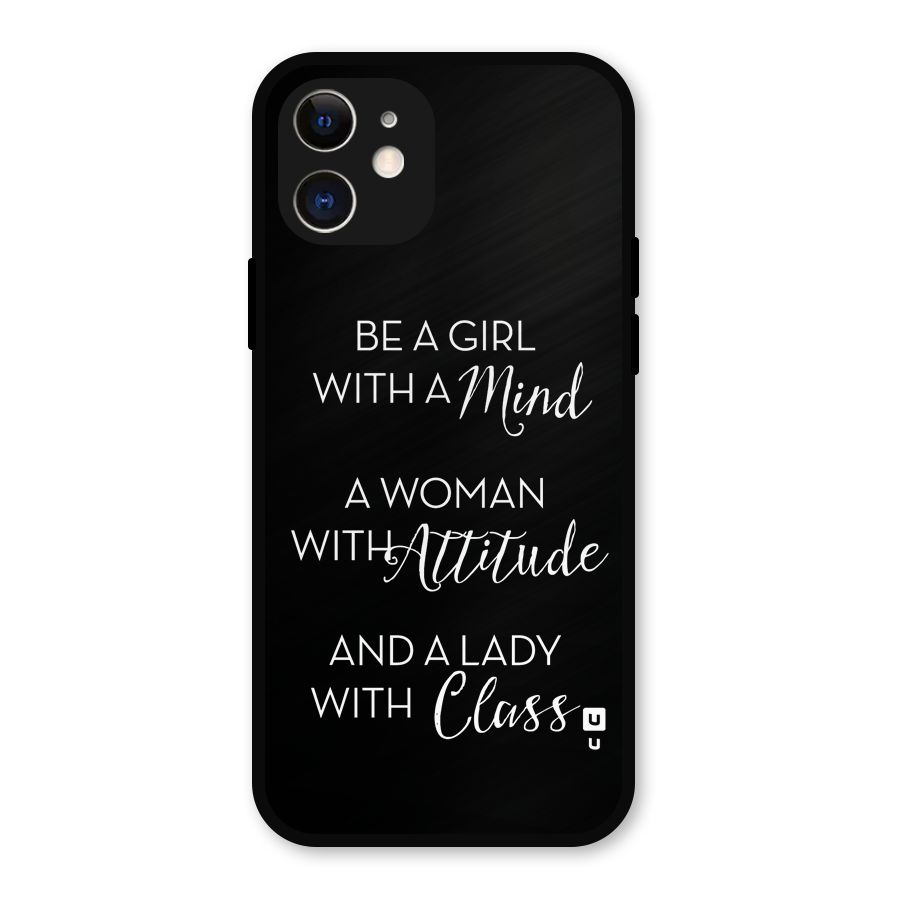 The-Mindset Metal Back Case for iPhone 12