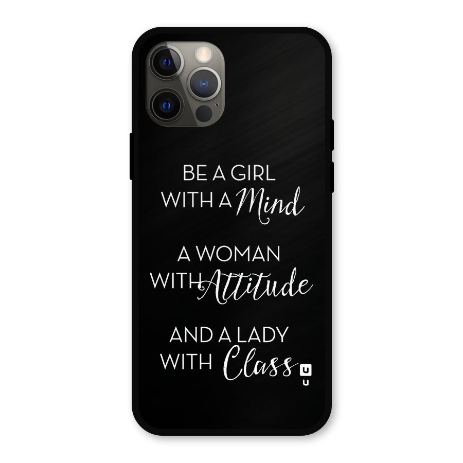 The-Mindset Metal Back Case for iPhone 12 Pro