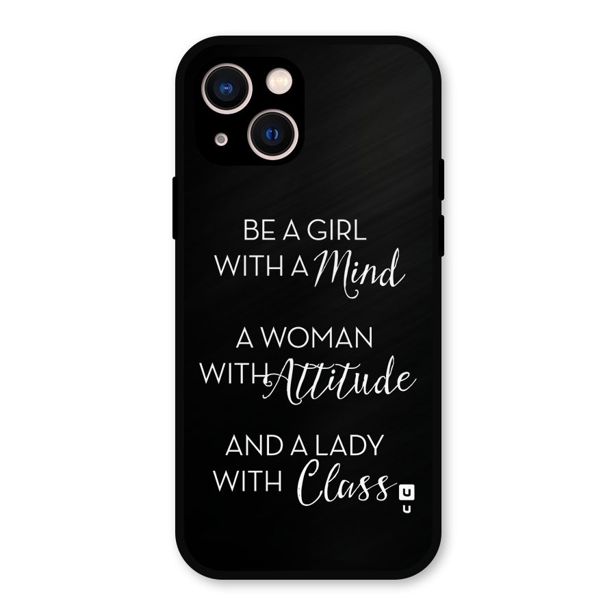 The-Mindset Metal Back Case for iPhone 13