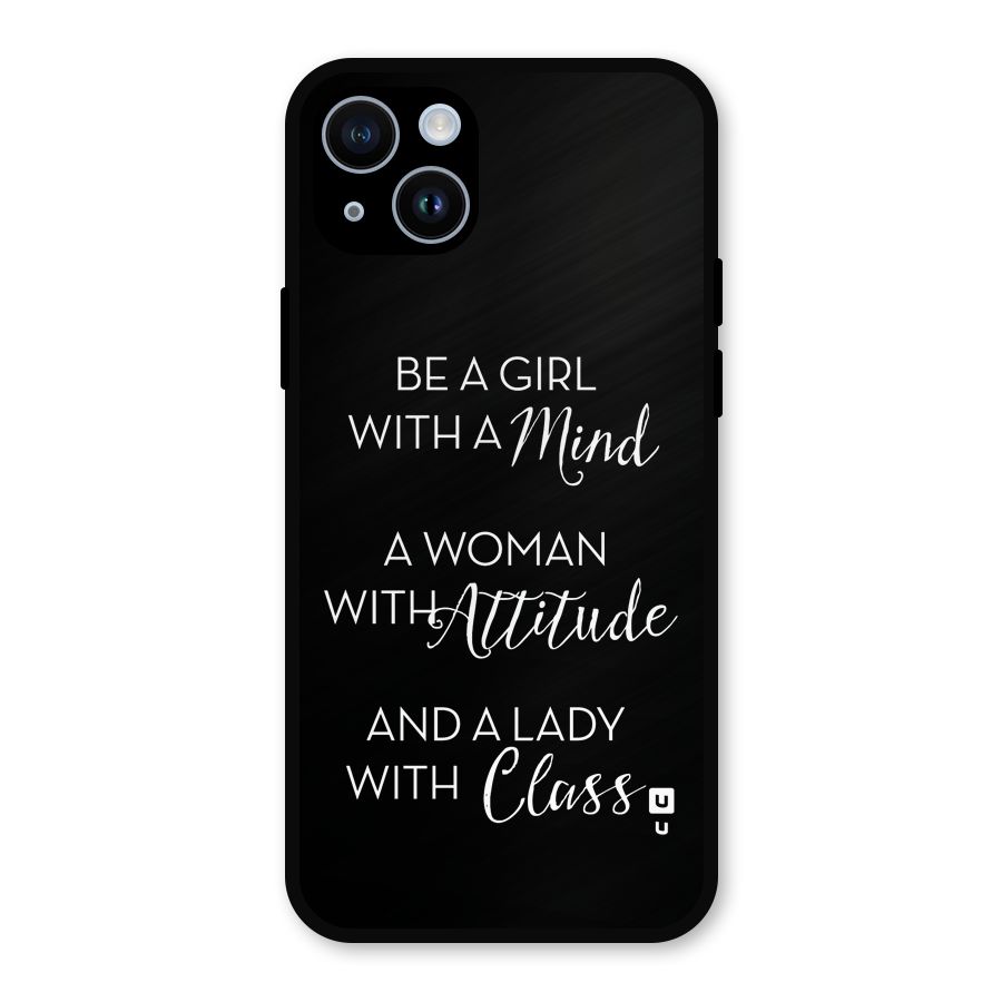 The-Mindset Metal Back Case for iPhone 14