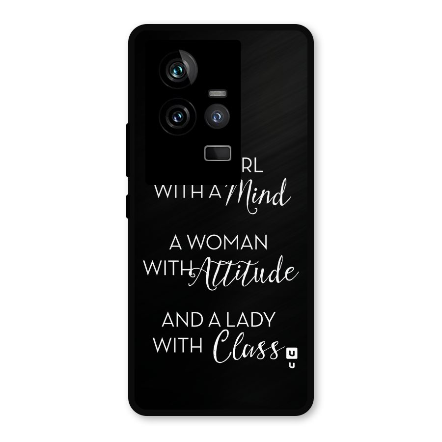 The-Mindset Metal Back Case for iQOO 11 5G