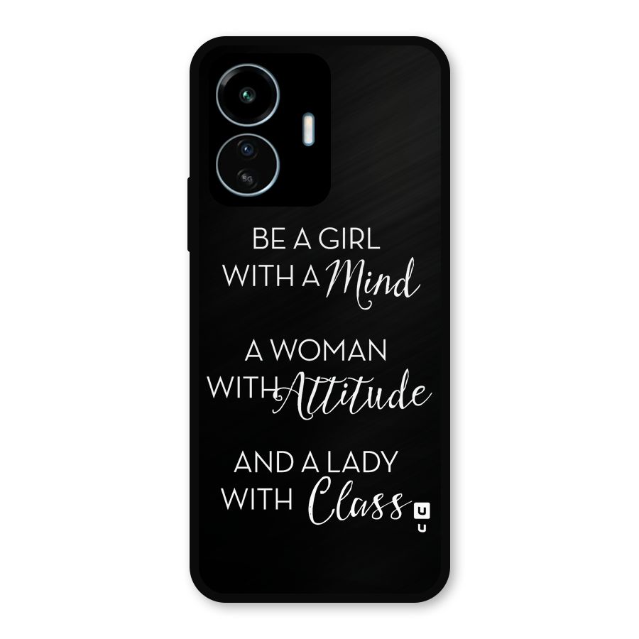 The-Mindset Metal Back Case for vivo iQOO Z6 Lite 5G