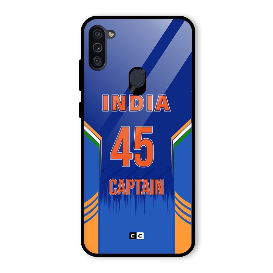 The Captain Glass Back Case for Galaxy M11