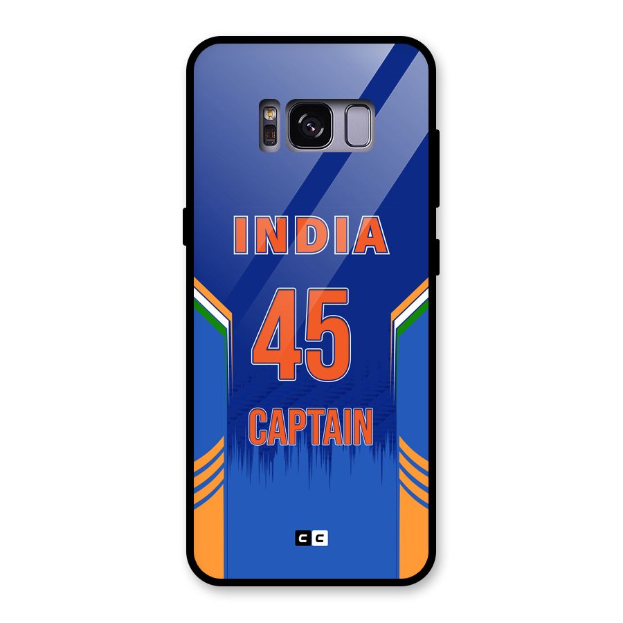 The Captain Glass Back Case for Galaxy S8