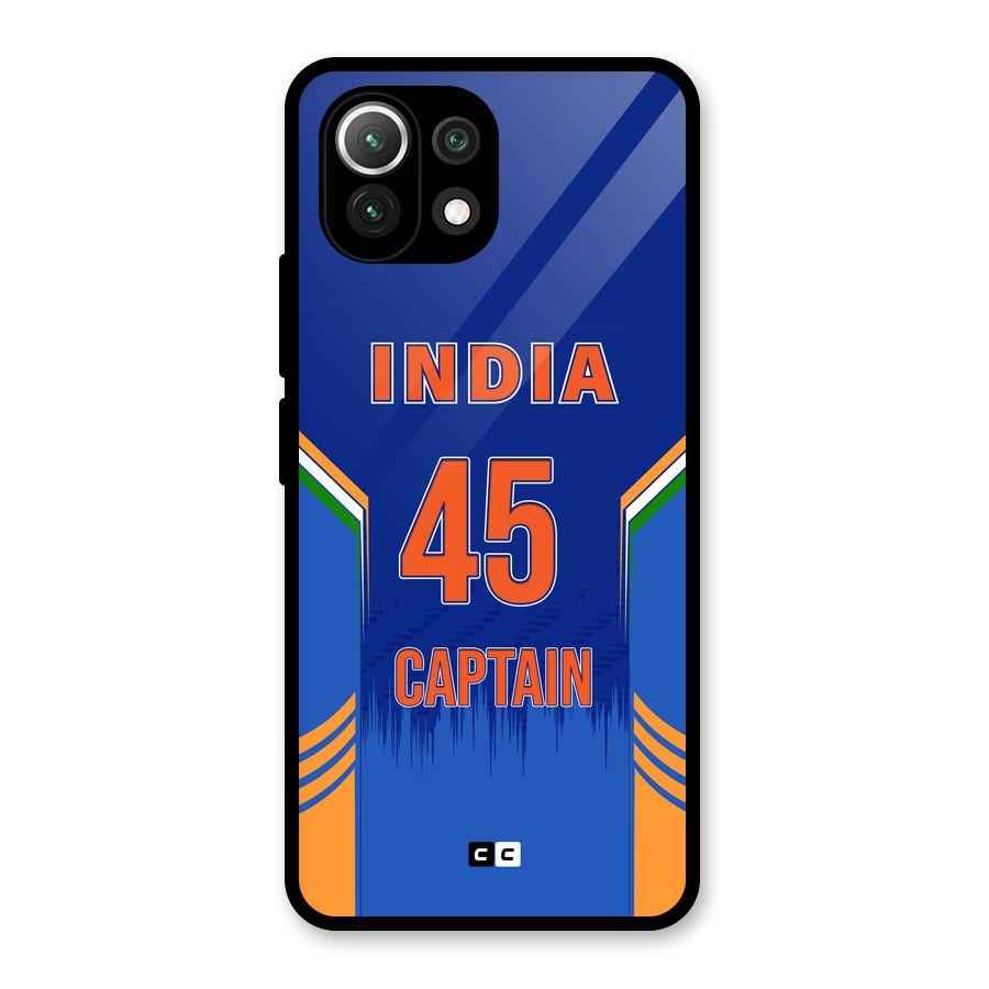 The Captain Glass Back Case for Mi 11 Lite NE 5G