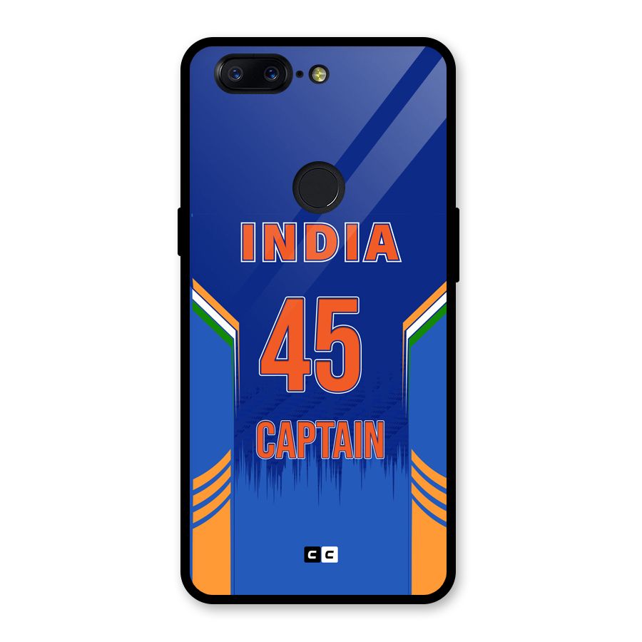 The Captain Glass Back Case for OnePlus 5T