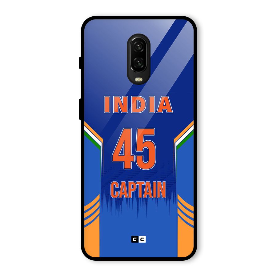 The Captain Glass Back Case for OnePlus 6T