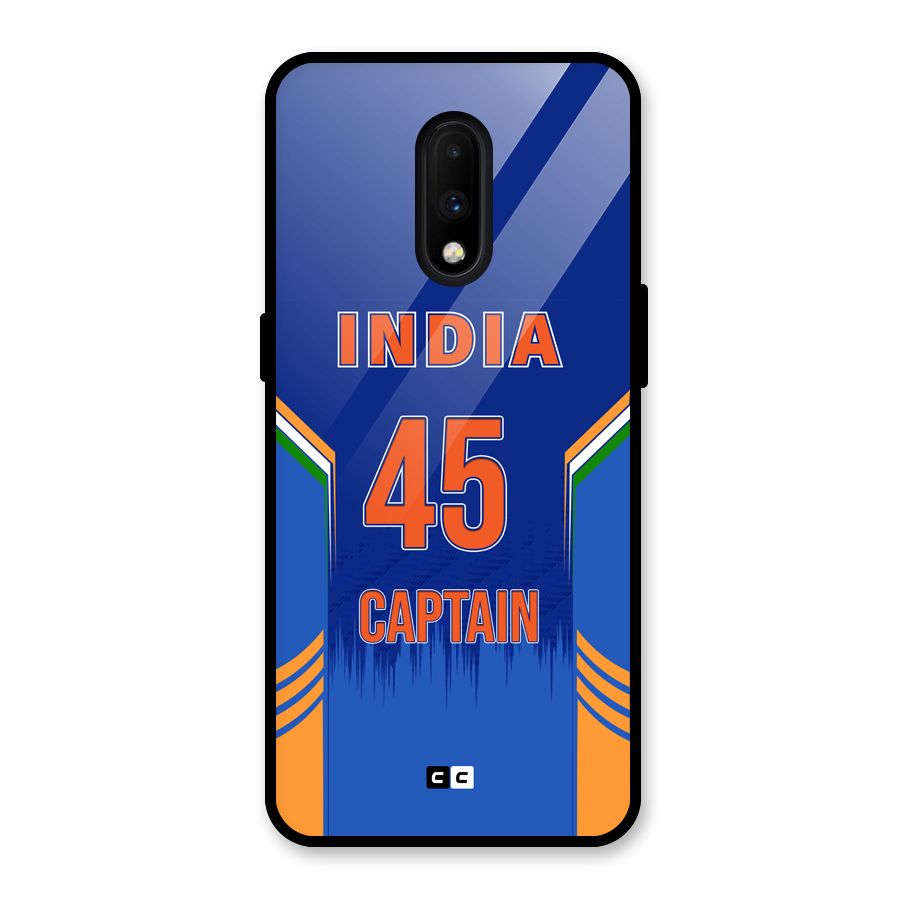 The Captain Glass Back Case for OnePlus 7
