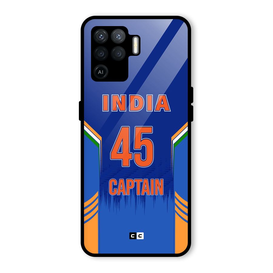 The Captain Glass Back Case for Oppo F19 Pro