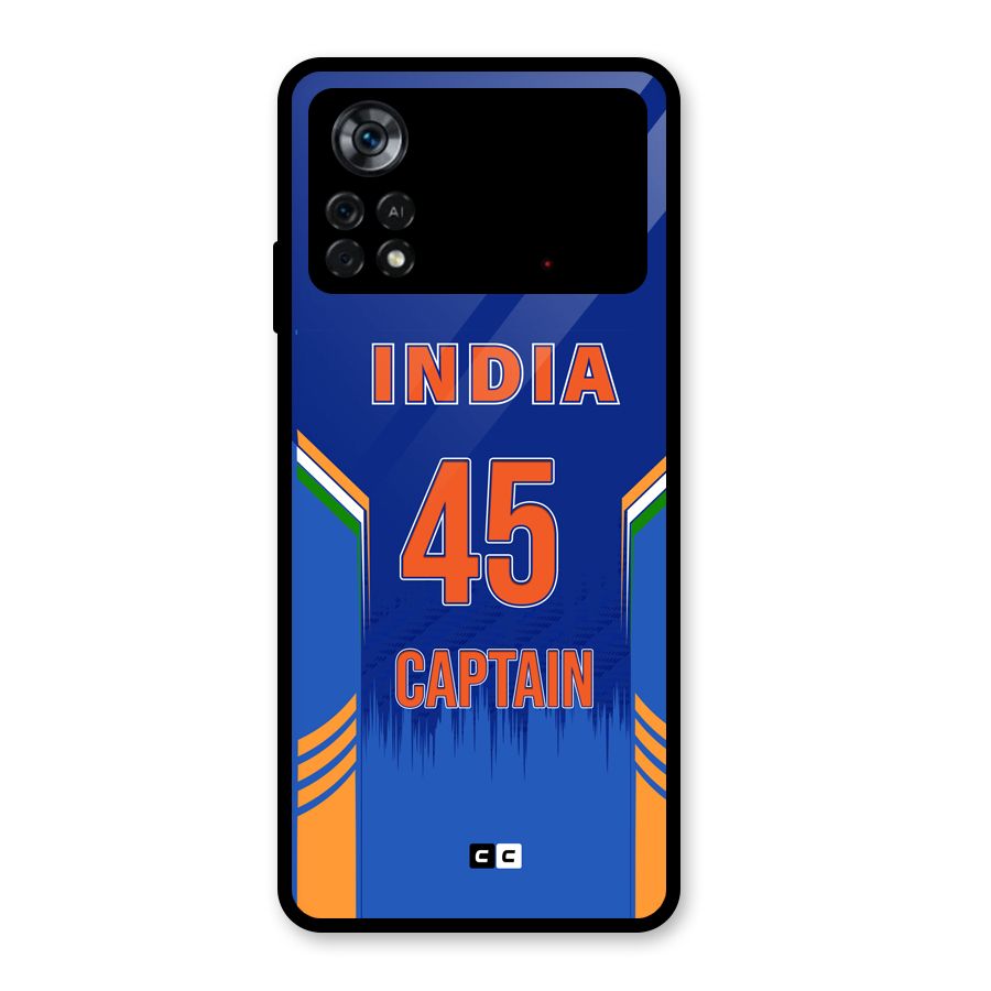 The Captain Glass Back Case for Poco X4 Pro 5G