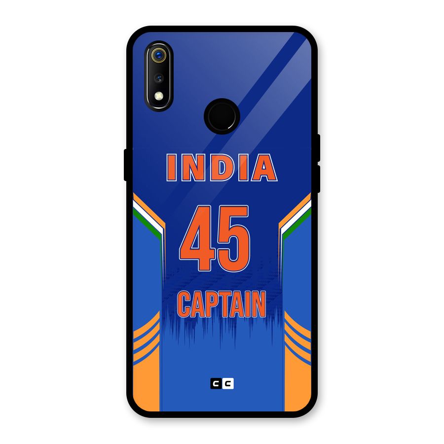The Captain Glass Back Case for Realme 3i