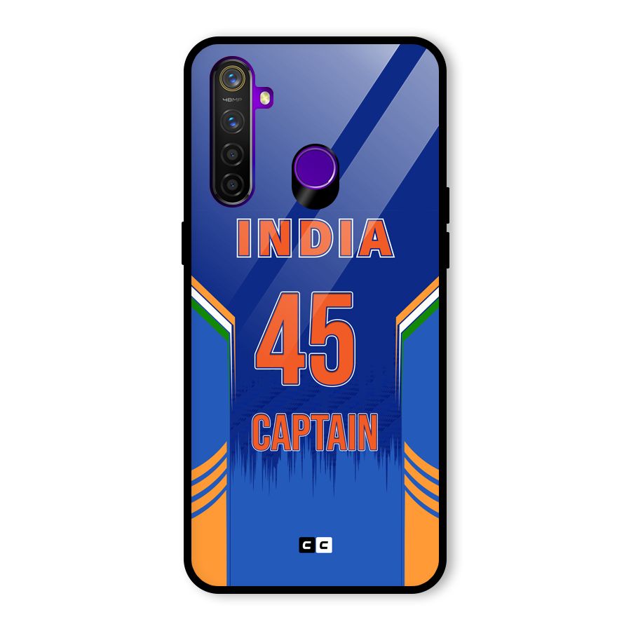 The Captain Glass Back Case for Realme 5 Pro