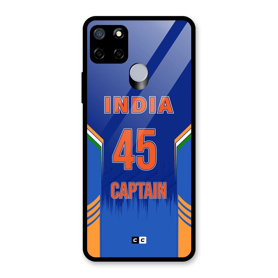 The Captain Glass Back Case for Realme Narzo 30A