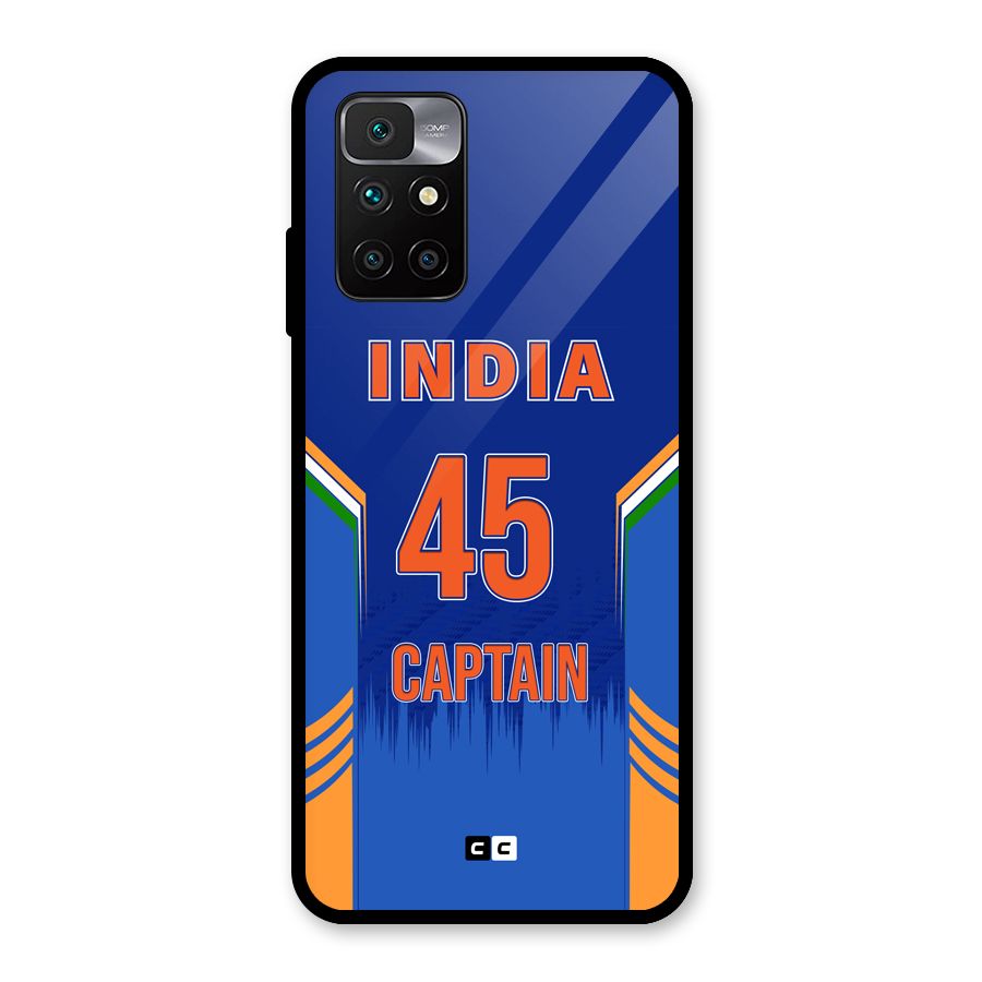 The Captain Glass Back Case for Redmi 10 Prime