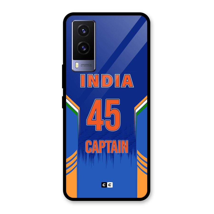 The Captain Glass Back Case for Vivo V21e 5G