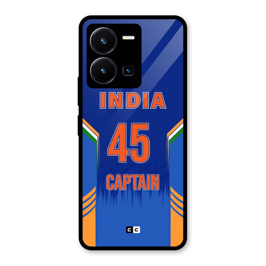 The Captain Glass Back Case for Vivo Y35