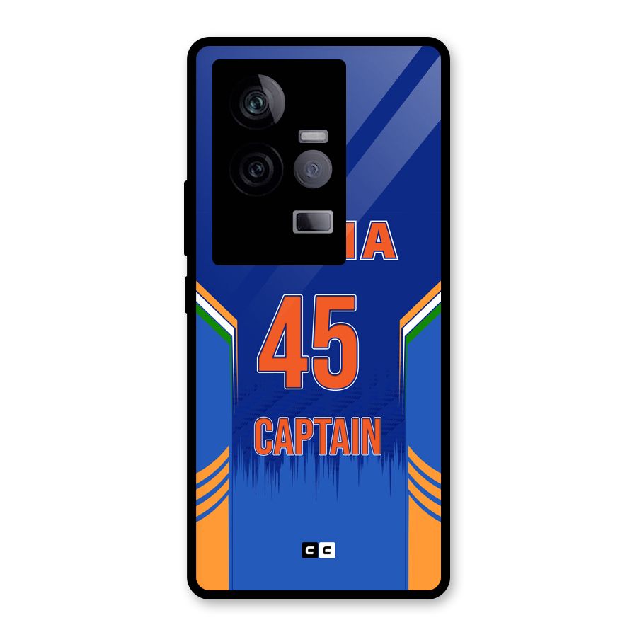 The Captain Glass Back Case for Vivo iQOO 11 5G
