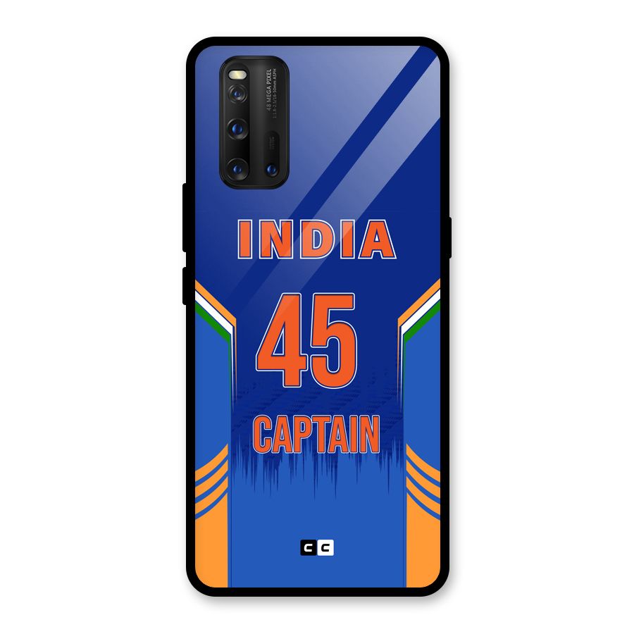 The Captain Glass Back Case for Vivo iQOO 3