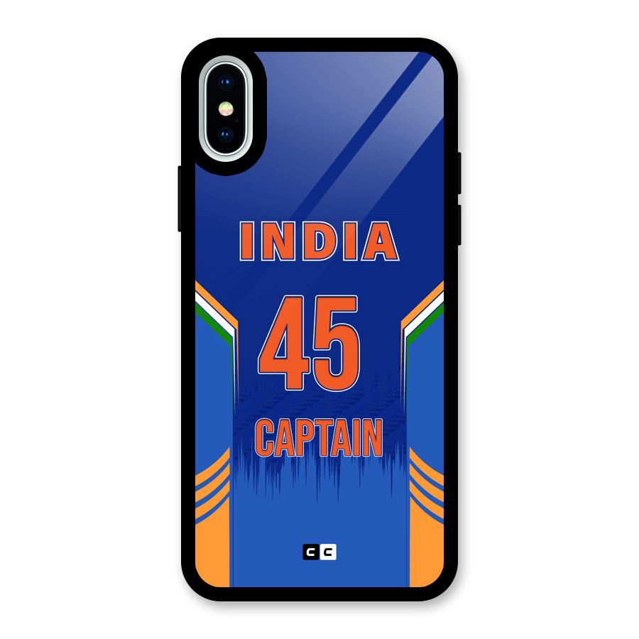 The Captain Glass Back Case for iPhone XS