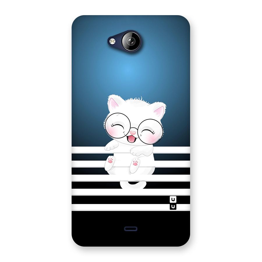 The Cat on Stripes Back Case for Canvas Play Q355