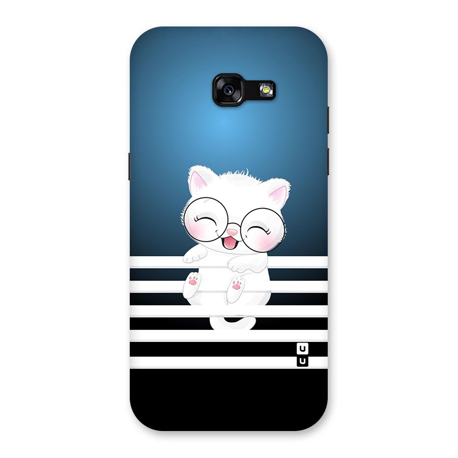 The Cat on Stripes Back Case for Galaxy A5 2017
