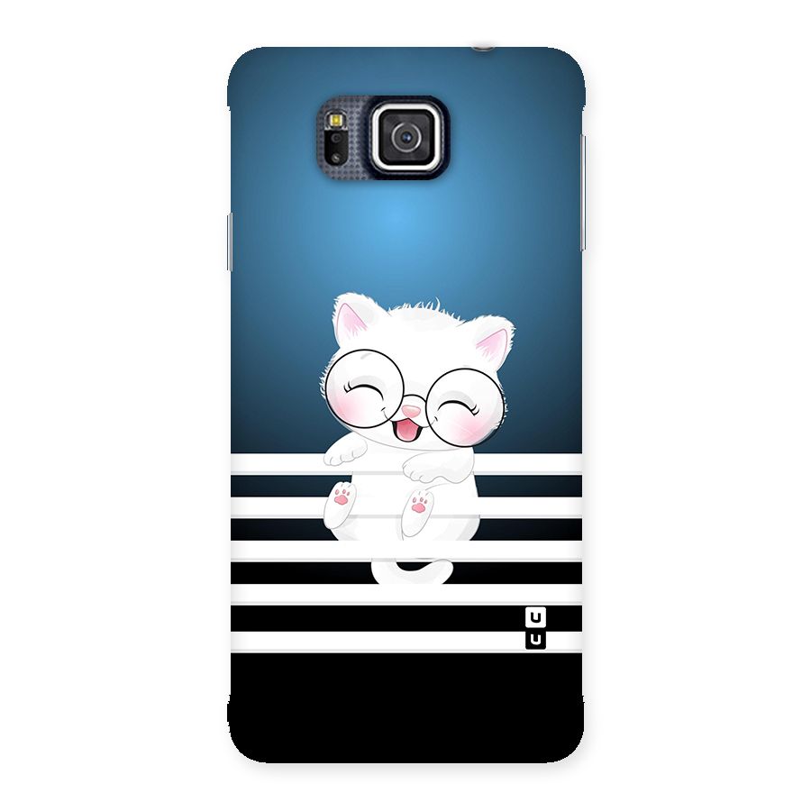 The Cat on Stripes Back Case for Galaxy Alpha