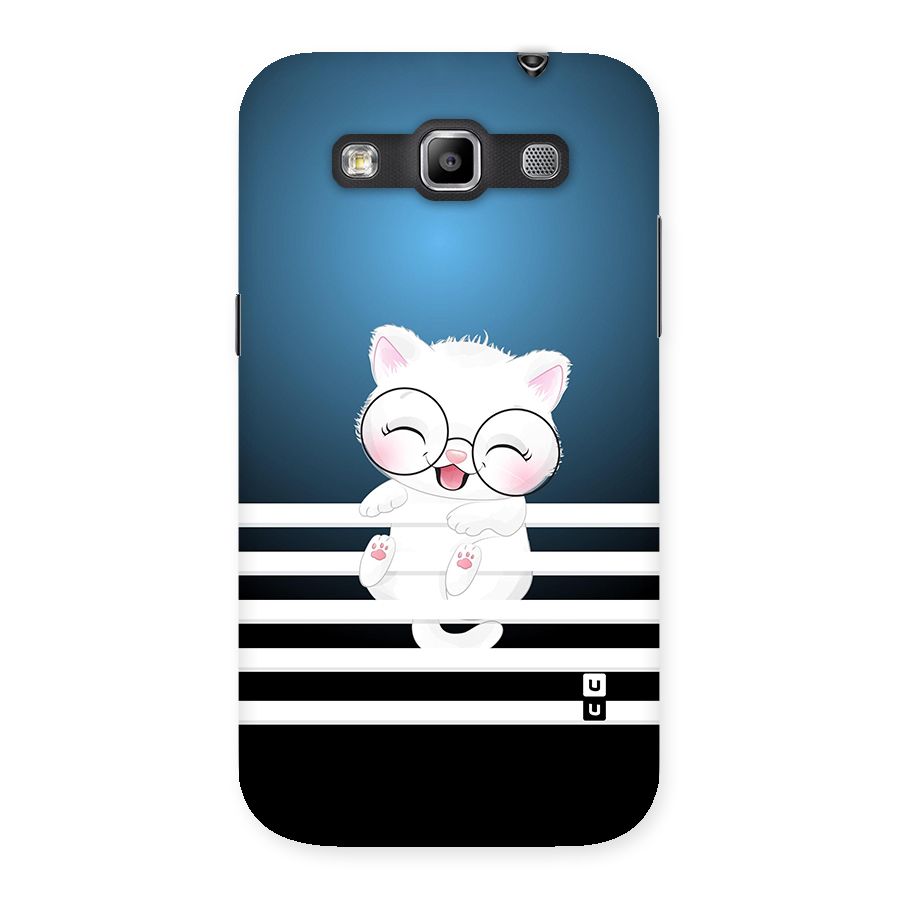 The Cat on Stripes Back Case for Galaxy Grand Quattro