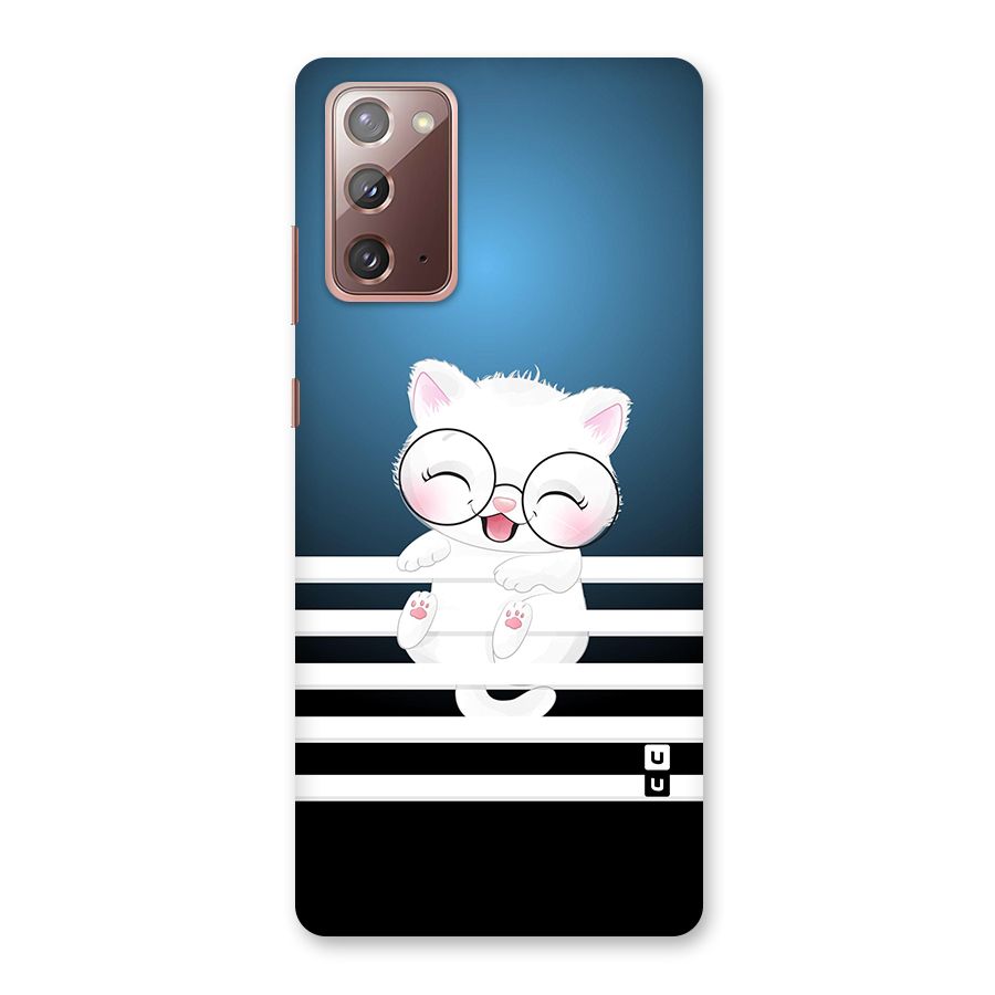 The Cat on Stripes Back Case for Galaxy Note 20