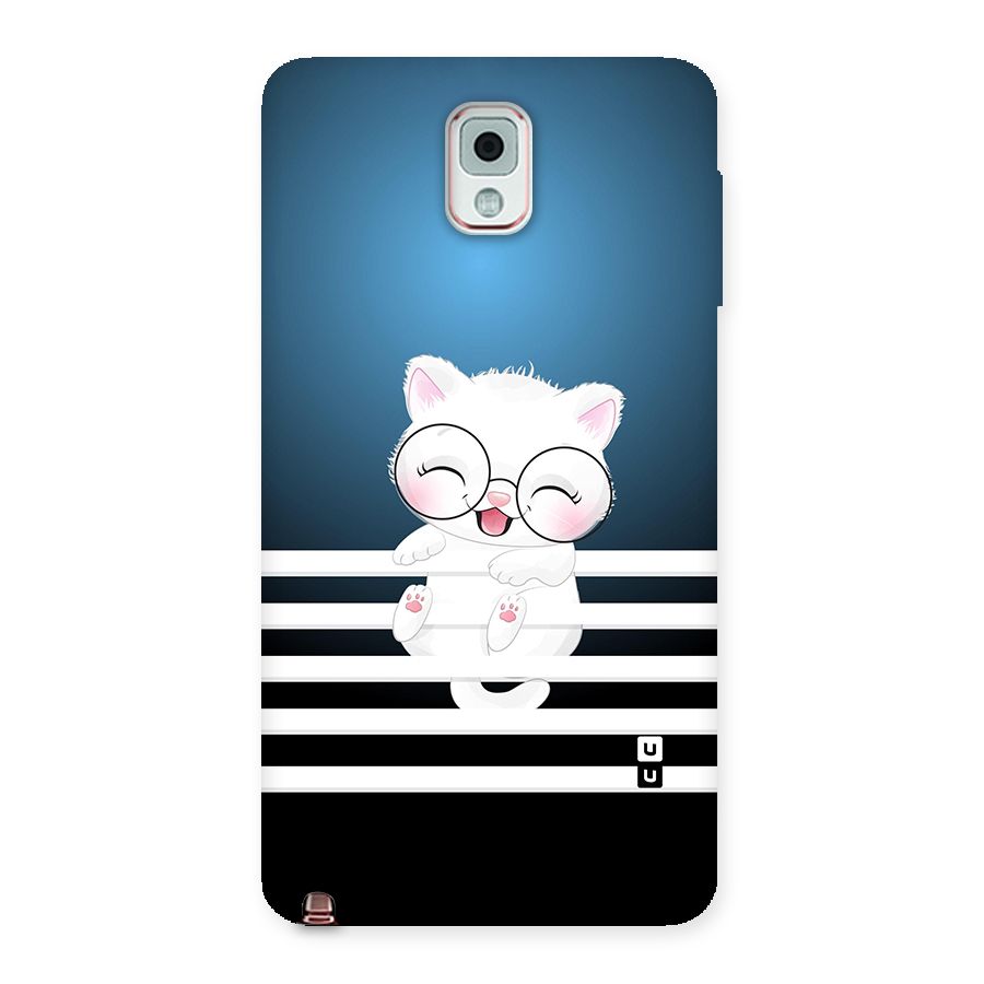 The Cat on Stripes Back Case for Galaxy Note 3