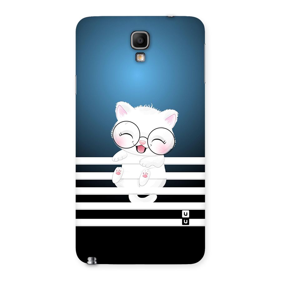 The Cat on Stripes Back Case for Galaxy Note 3 Neo