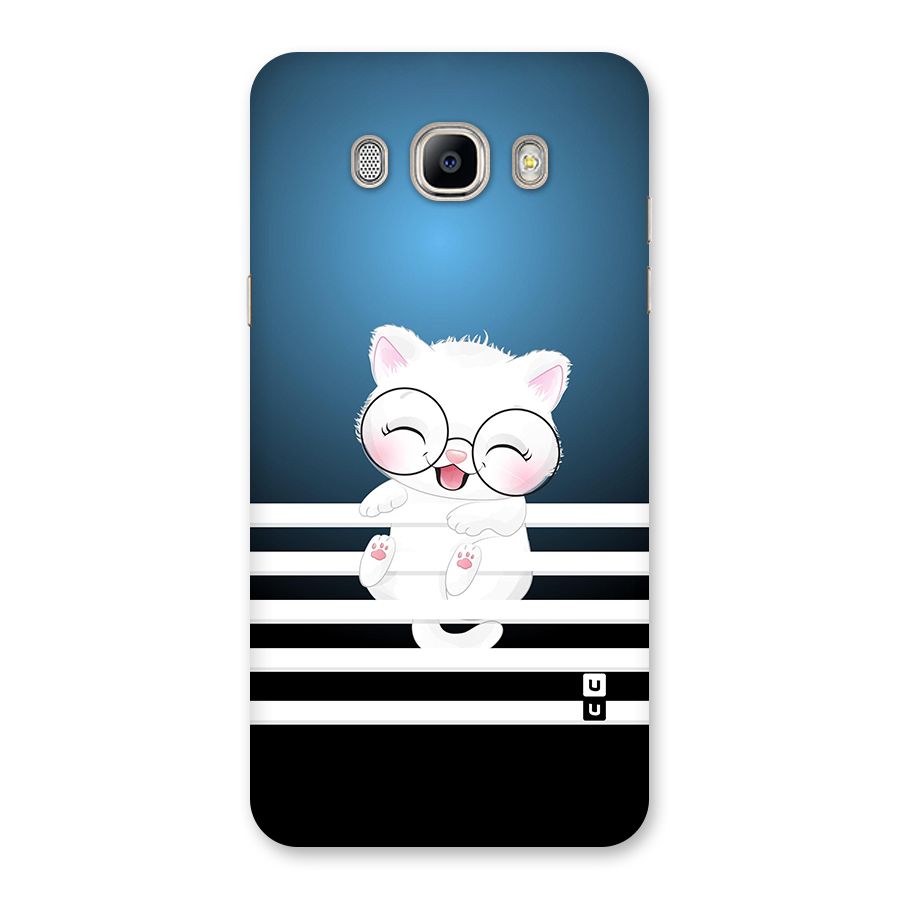 The Cat on Stripes Back Case for Galaxy On8