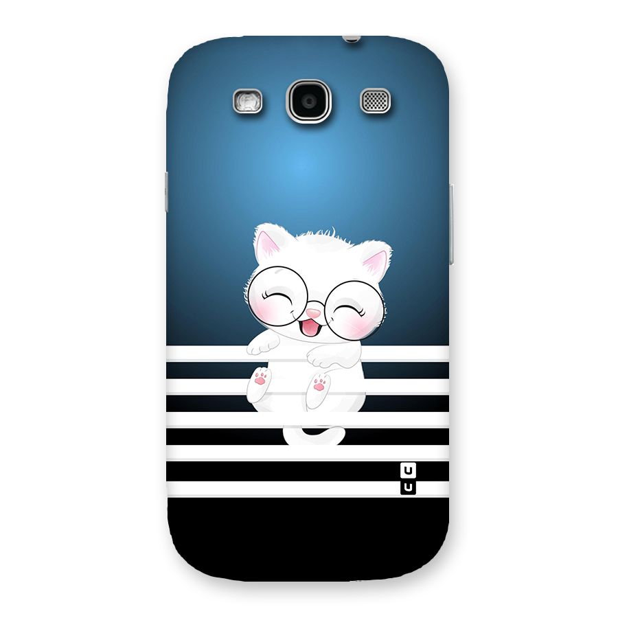 The Cat on Stripes Back Case for Galaxy S3