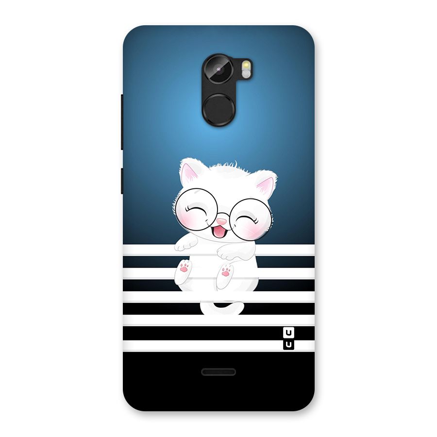 The Cat on Stripes Back Case for Gionee X1