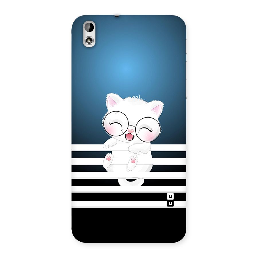 The Cat on Stripes Back Case for HTC Desire 816g