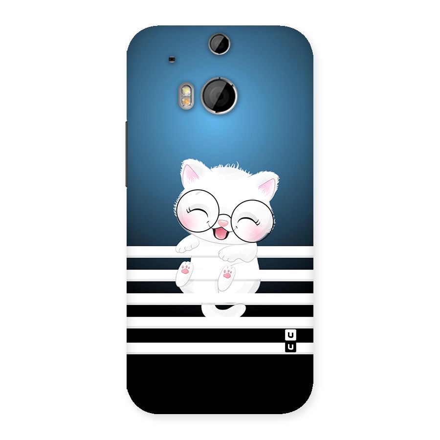 The Cat on Stripes Back Case for HTC One M8